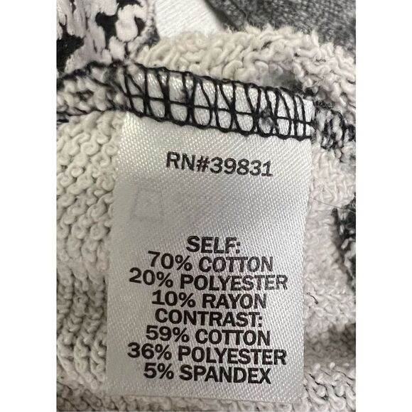 Jolt Distressed Long Sleeve Crewneck With Cheetah Print On Front - Picture 4 of 4